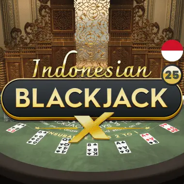 Indonesian BlackjackX 25 game tile
